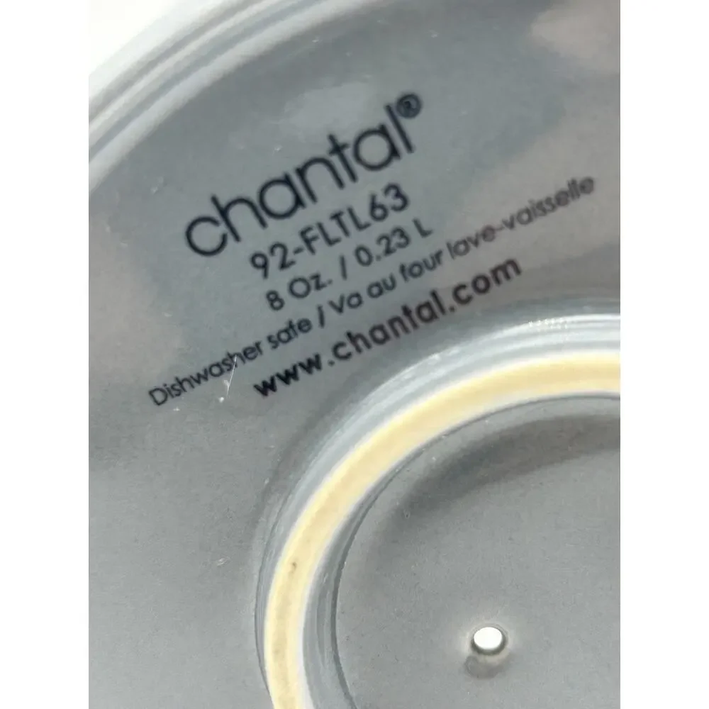 Chantal 8 oz Porcelain Pour Over Coffee Dripper Gray 92-FLT63 Fluted Cone